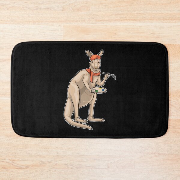 Item preview, Kangaroo Painter Paint brush Painting designed and sold by Snabdesign84.