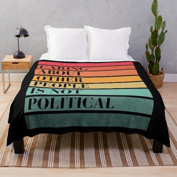 Item preview, Caring about other people is not political designed and sold by A-Szczesniak.