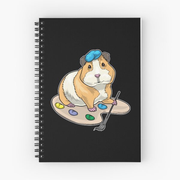 Item preview, Guinea pig Painter Paintbrush Painting designed and sold by Snabdesign84.