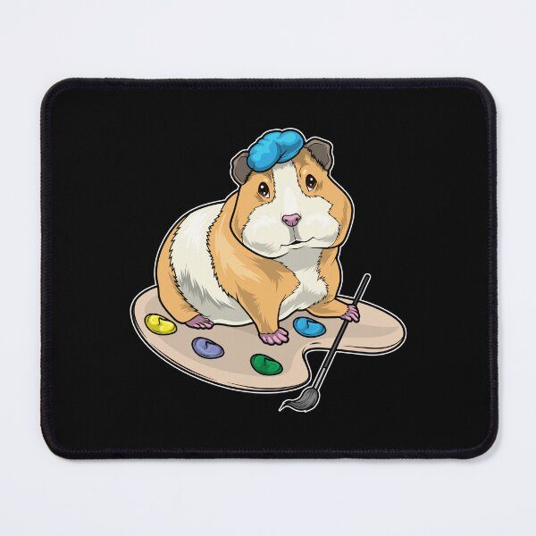 Item preview, Guinea pig Painter Paint brush Painting designed and sold by Snabdesign84.