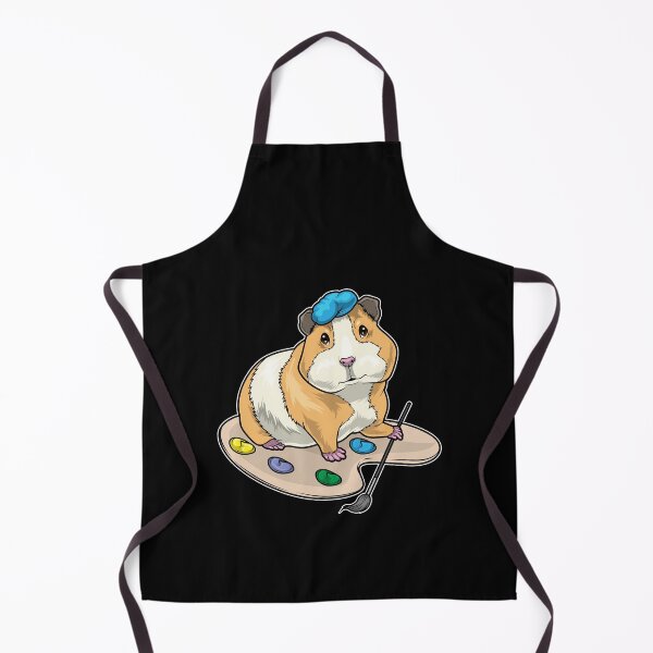 Item preview, Guinea pig Painter Paint brush Painting designed and sold by Snabdesign84.