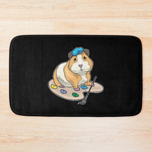 Item preview, Guinea pig Painter Paint brush Painting designed and sold by Snabdesign84.