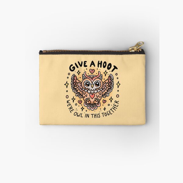Item preview, Give a Hoot – We’re Owl in this Together! – Kawaii Owl – Flash  – Animal Puns designed and sold by TweeSpark.