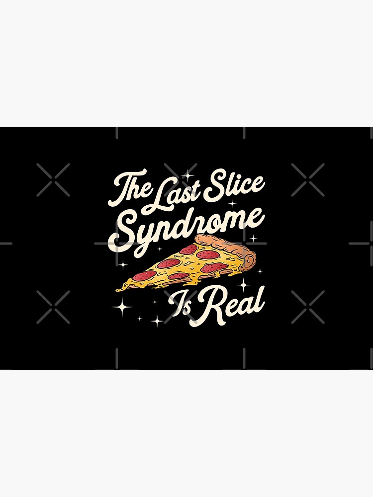 Thumbnail 2 of 2, Laptop Sleeve, The Last Slice Syndrome for Pizza Lover designed and sold by sachpica.