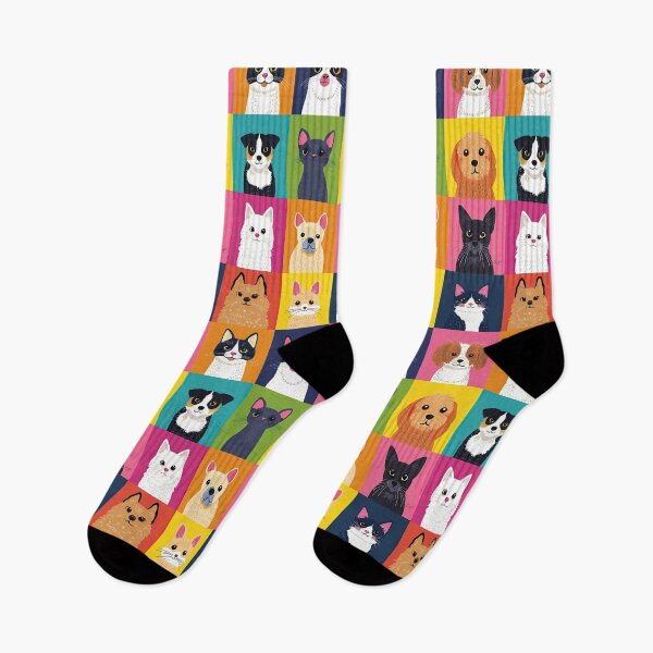 Item preview, Cheerful dog and cat illustrations in colors designed and sold by Piotrek0001.
