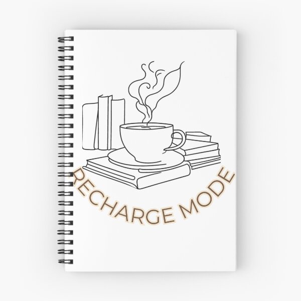 Item preview, Recharge Mode" – The perfect T-shirt for coffee and book lovers! designed and sold by Parijat Grace.