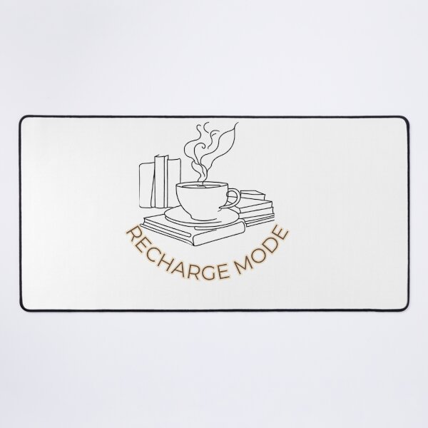 Item preview, Recharge Mode" – The perfect T-shirt for coffee and book lovers! designed and sold by Parijat Grace.