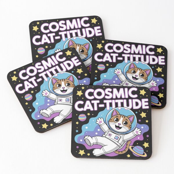 Item preview, Cosmic Cat-Titure-Intergalactic Cat Power designed and sold by MrERNST.