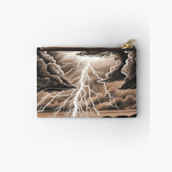 Item preview, Electrifying Storm - Dramatic Lightning Sketch designed and sold by WildlifeInc.