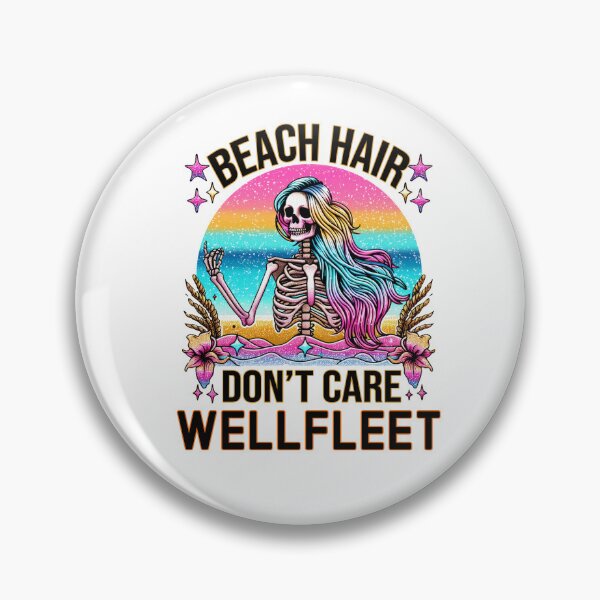 Item preview, Beach Hair Don't Care Skeleton From Wellfleet Cape Cod Massachusetts designed and sold by WigOutlet.