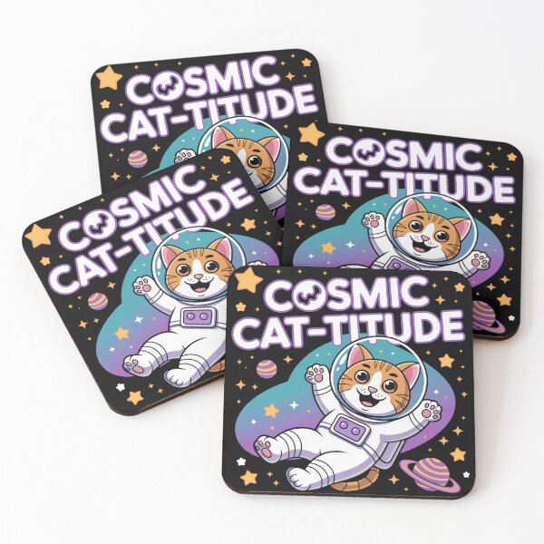 Item preview, Cosmic Cat-Titure-Intergalactic Cat Power designed and sold by MrERNST.