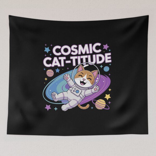 Item preview, Cosmic Cat-Titure-Intergalactic Cat Power designed and sold by MrERNST.