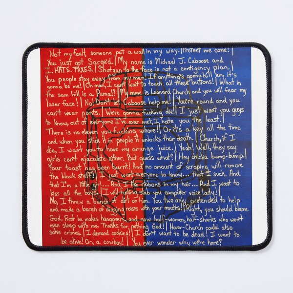 Item preview, RvB Quotes designed and sold by CraftyCelestial.