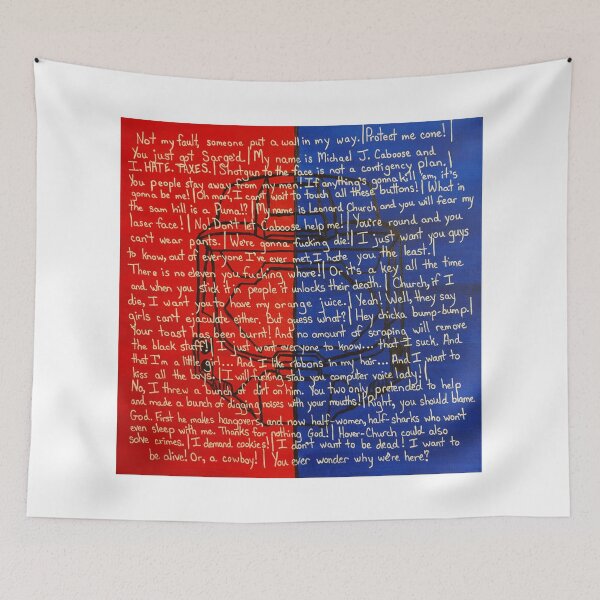 Item preview, RvB Quotes designed and sold by CraftyCelestial.