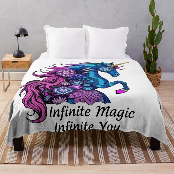 Item preview, Infinite Magic, Infinite You – Kaleidoscopic Unicorn designed and sold by zoughlal.