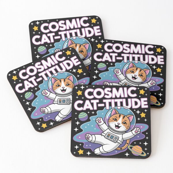 Item preview, Cosmic Cat-Titure-Intergalactic Cat Power designed and sold by MrERNST.