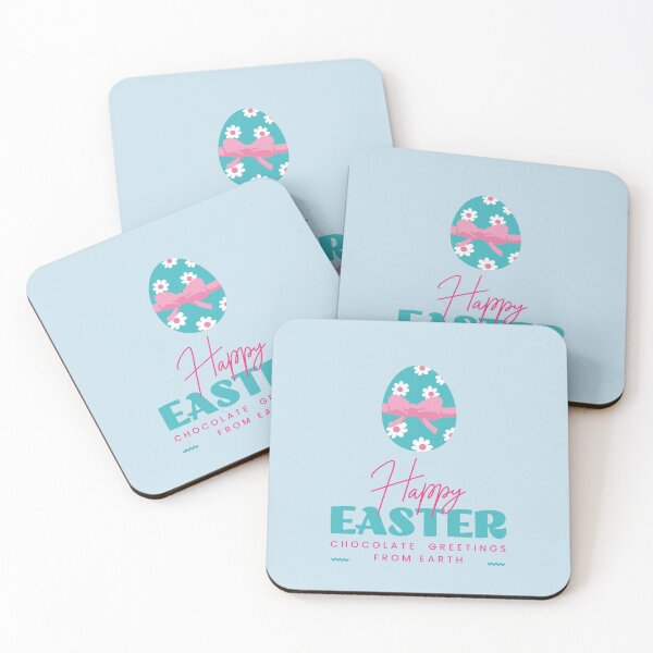 Item preview, Happy Easter. Chocolate Greetings from Earth, Unique designed and sold by villacreativa.