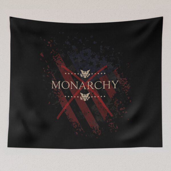 Item preview, No Kings USA No Monarchy designed and sold by SignumShop.