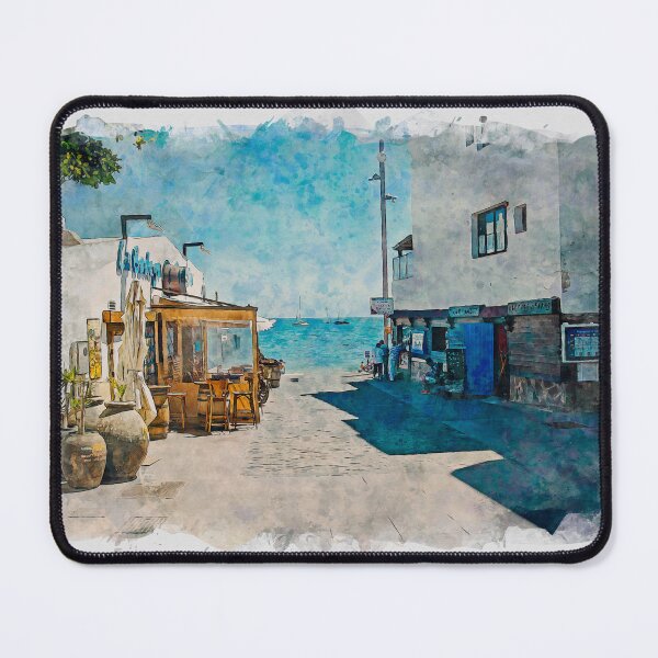 Item preview, Corralejo Fuerteventura Watercolour Effect Photo 30 designed and sold by GG WALL ART.