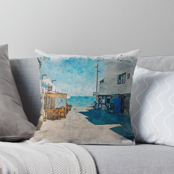 Item preview, Corralejo Fuerteventura Watercolour Effect Photo 30 designed and sold by GG WALL ART.