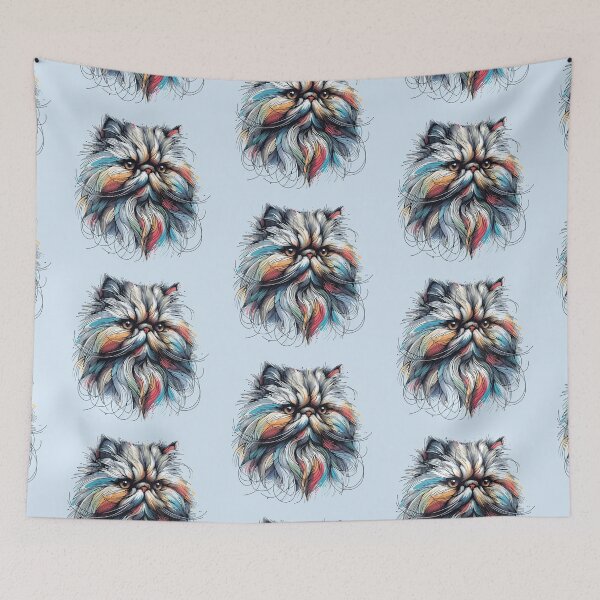 Item preview, Colorful cat.Persian cat. designed and sold by MagelliShop.