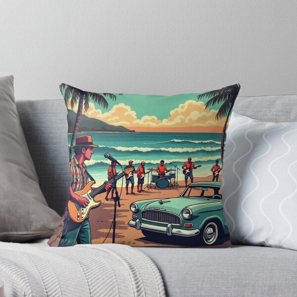 Item preview, Vintage Car Surf Cruise - Classic Ink Illustration Art designed and sold by Rockuanna.