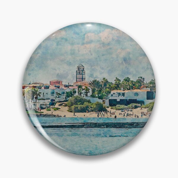 Item preview, Corralejo Fuerteventura Watercolour Effect Photo 31 designed and sold by GG WALL ART.