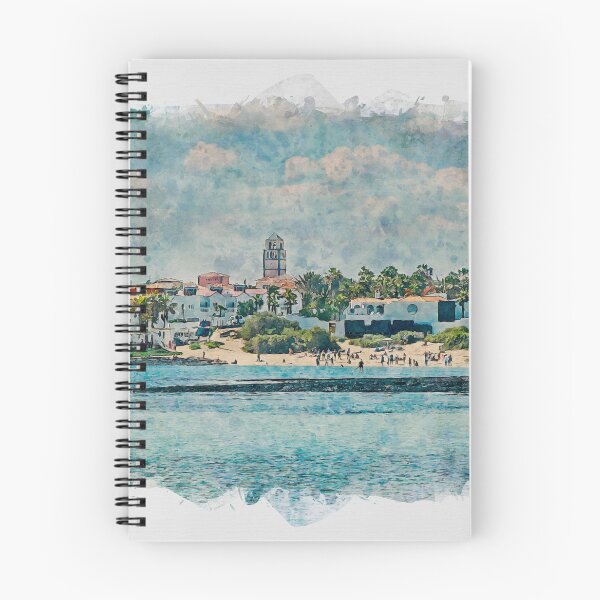 Item preview, Corralejo Fuerteventura Watercolour Effect Photo 31 designed and sold by GG WALL ART.