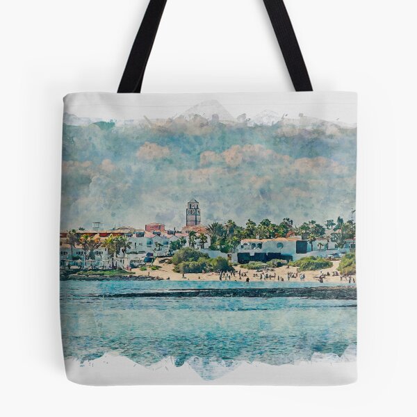 Item preview, Corralejo Fuerteventura Watercolour Effect Photo 31 designed and sold by GG WALL ART.