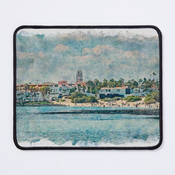 Item preview, Corralejo Fuerteventura Watercolour Effect Photo 31 designed and sold by GG WALL ART.