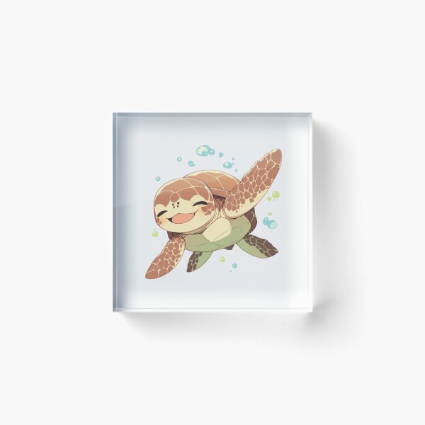 Item preview, Cute happy friend sea turtle designed and sold by PatternFly.