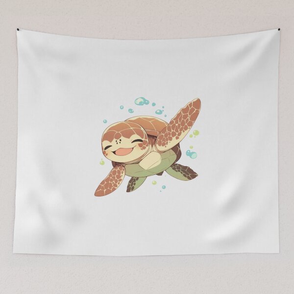 Item preview, Cute happy friend sea turtle designed and sold by PatternFly.