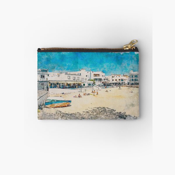 Item preview, Corralejo Fuerteventura Watercolour Effect Photo 32 designed and sold by GG WALL ART.