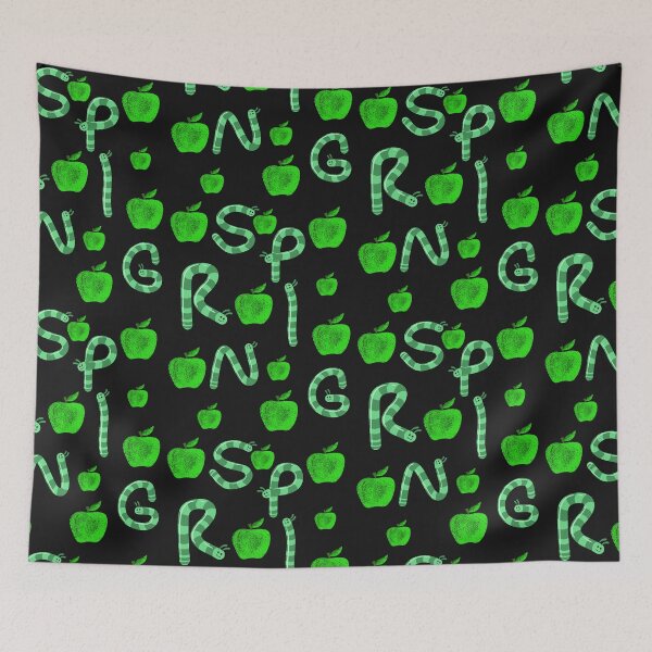 Item preview, Spring - green worms designed and sold by esao.