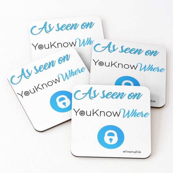 Item preview, As seen on You Know Where designed and sold by SwearingKids.