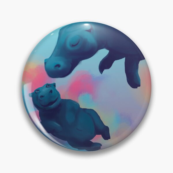 Item preview, Momma and Baby Hippos designed and sold by ChoccyTheCat.