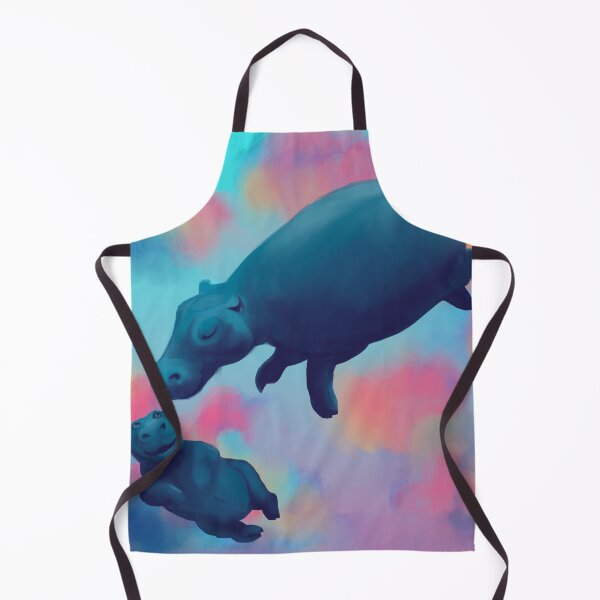 Item preview, Momma and Baby Hippos designed and sold by ChoccyTheCat.