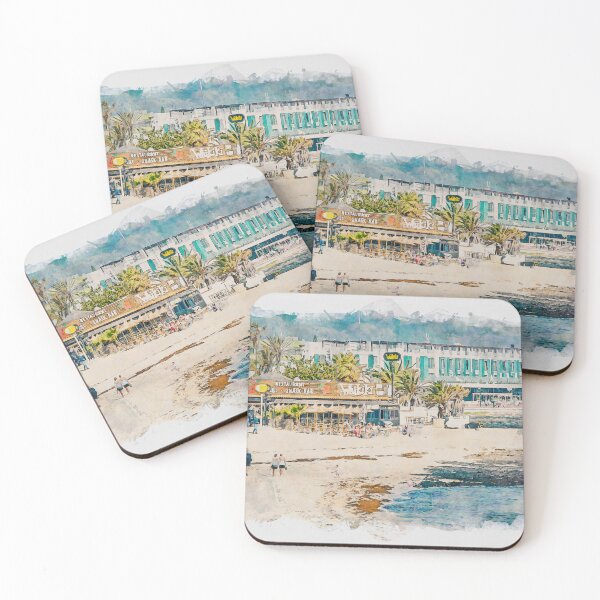 Item preview, Corralejo Fuerteventura Watercolour Effect Photo 35 designed and sold by GG WALL ART.