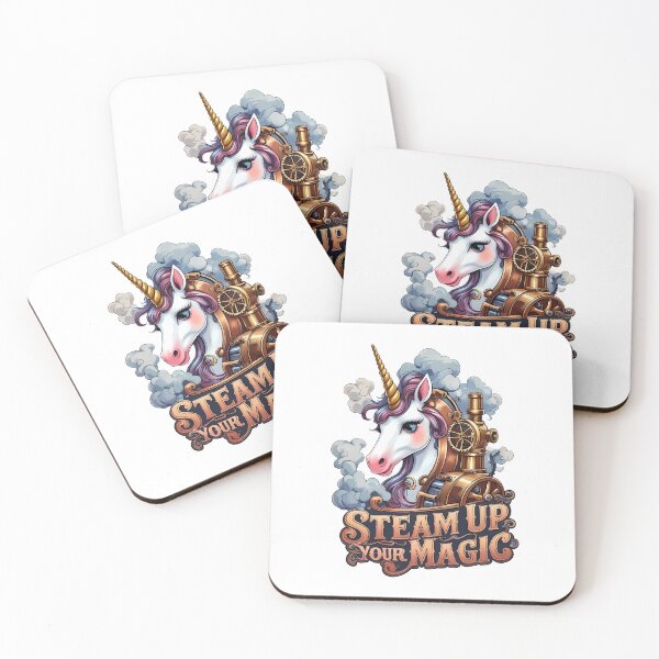 Item preview, Steam Up Your Magic – Steampunk Unicorn designed and sold by zoughlal.