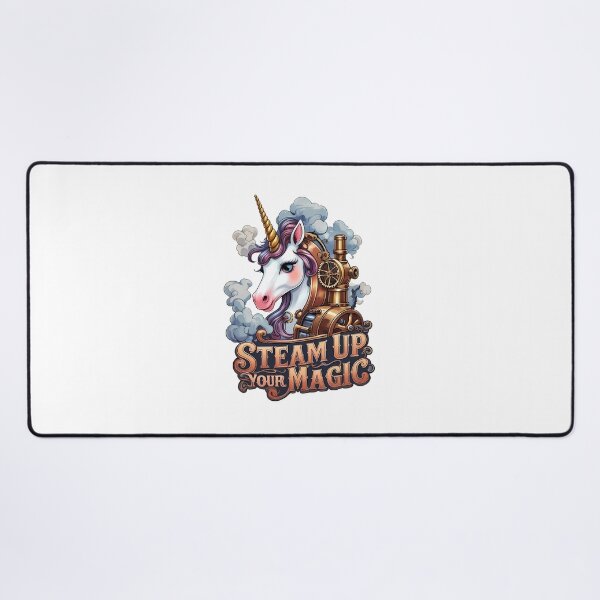 Item preview, Steam Up Your Magic – Steampunk Unicorn designed and sold by zoughlal.