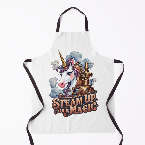 Item preview, Steam Up Your Magic – Steampunk Unicorn designed and sold by zoughlal.