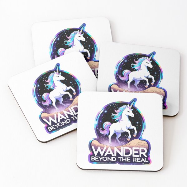 Item preview, Wander Beyond the Real – Holographic Desert Unicorn designed and sold by zoughlal.