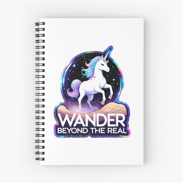 Item preview, Wander Beyond the Real – Holographic Desert Unicorn designed and sold by zoughlal.