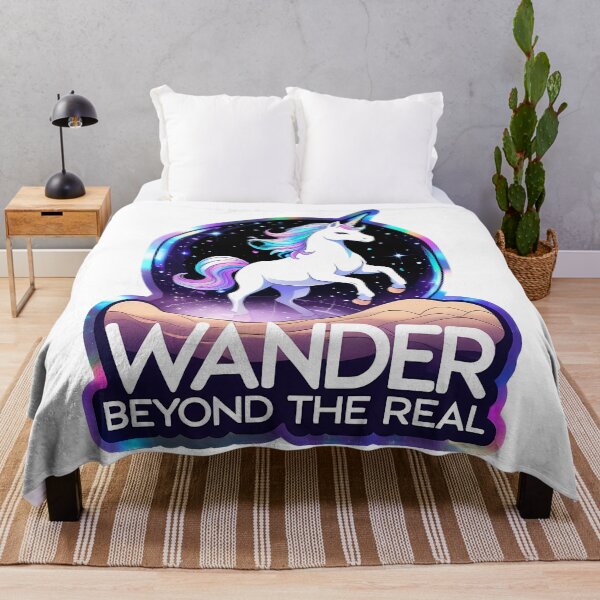 Item preview, Wander Beyond the Real – Holographic Desert Unicorn designed and sold by zoughlal.