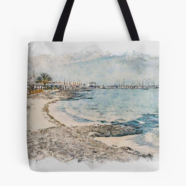 Item preview, Corralejo Fuerteventura Watercolour Effect Photo 36 designed and sold by GG WALL ART.