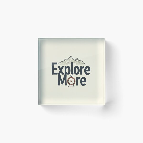 Item preview, Explore More - Adventure Awaits: Motivational Travel Design designed and sold by CosyCush.