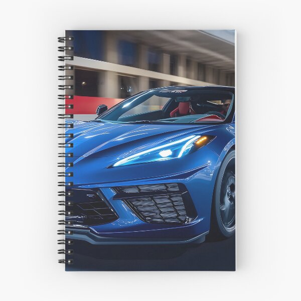 Item preview, Blue Corvette E-Ray Poster – Electrified Speed in Striking Blue X designed and sold by AutoPopStudio.