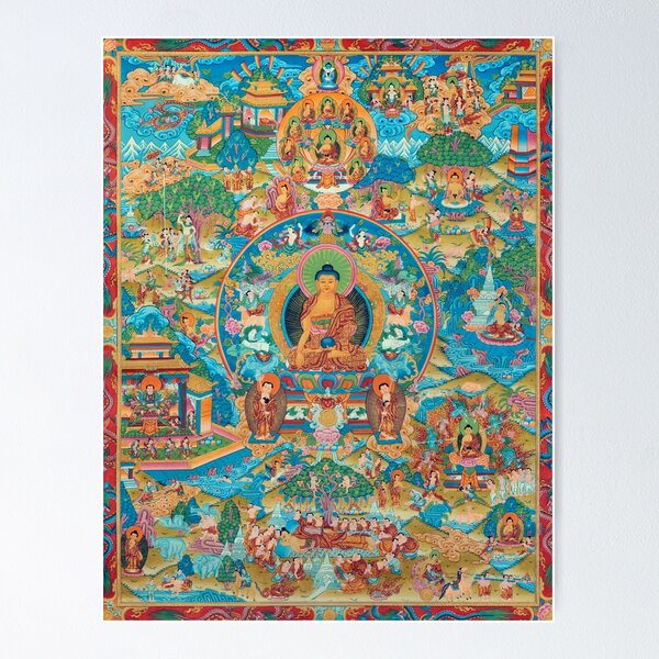 Item preview, Medicine Buddha Thangka designed and sold by Onodera.