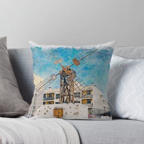Item preview, Corralejo Fuerteventura Watercolour Effect Photo 37 designed and sold by GG WALL ART.