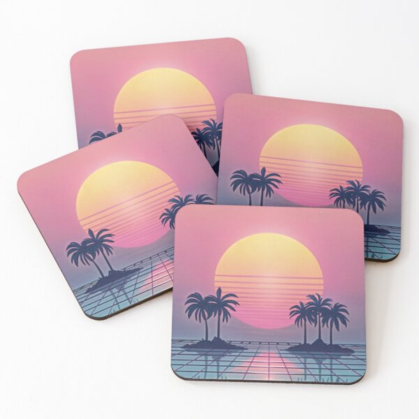 Item preview, Vaporwave Sunset designed and sold by Honeybee Designs.